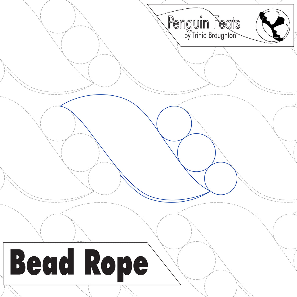 Bead Rope Digital Quilting Design