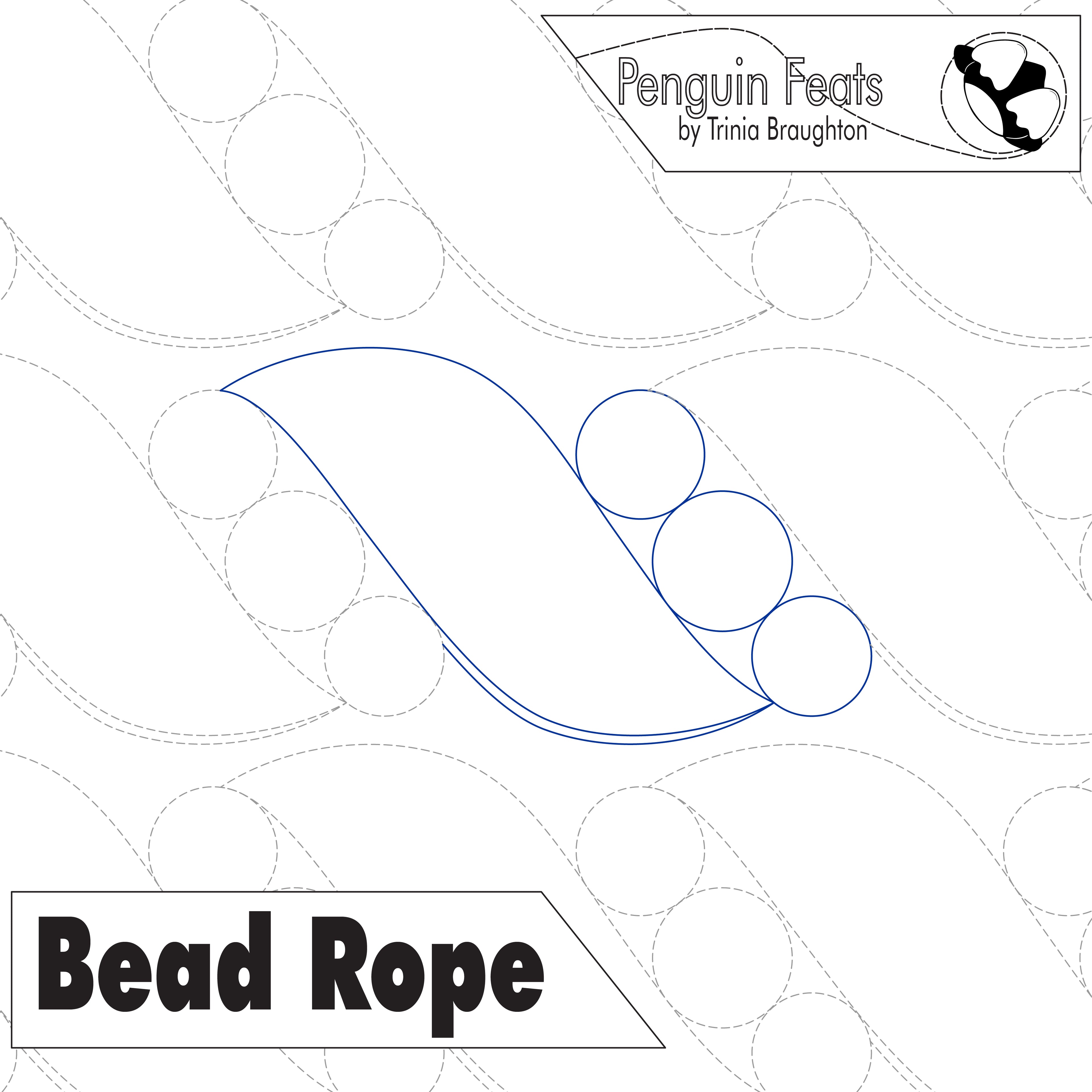 Bead Rope Digital Quilting Design