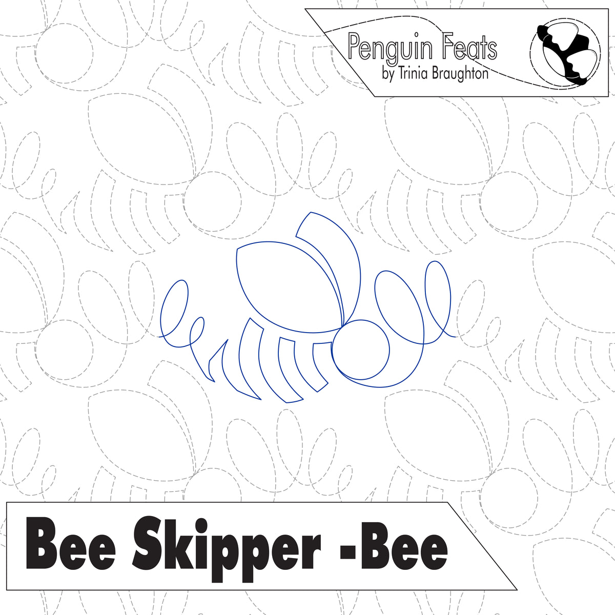 Bee Skipper Digital Quilting Design