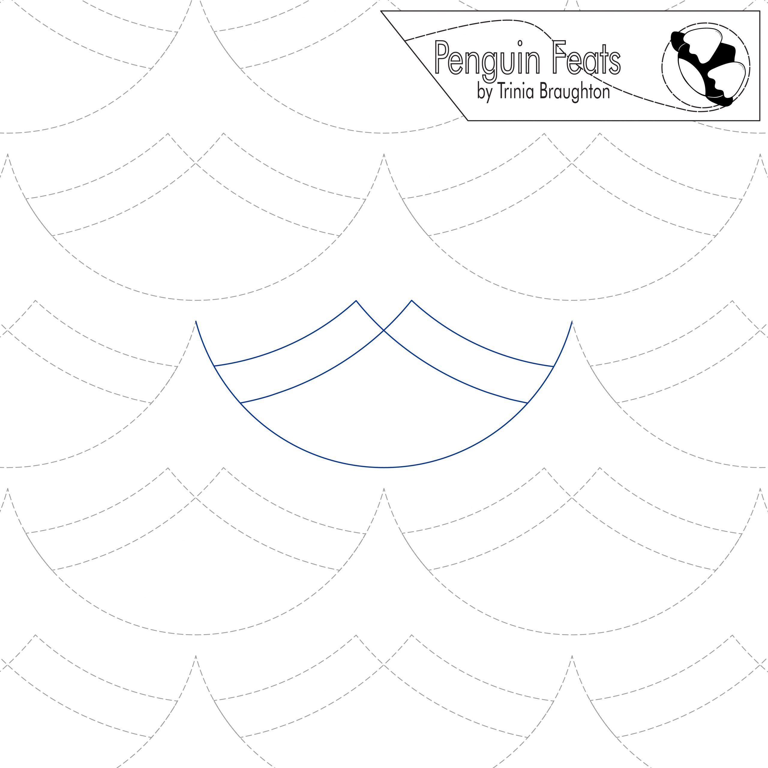 Choppy Digital Quilting Design