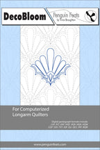 DecoBloom product packaging with a blue and gray design on a light blue background