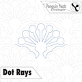Dot rays design with 'Penguin Feats' branding at the top