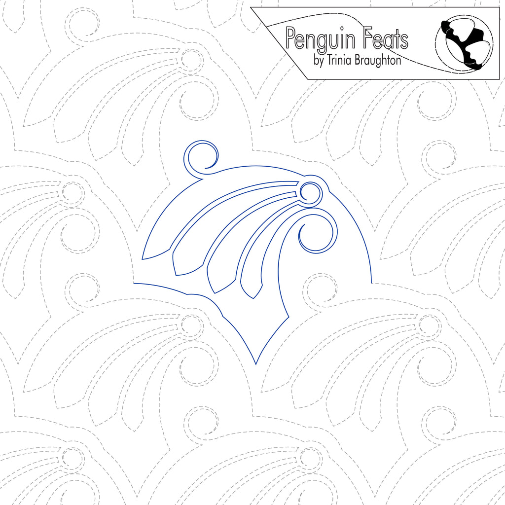 Fanfare Digital Quilting Design