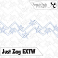 Just Zag Stars Digital Quilting Design