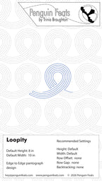 Loopity Digital Quilting Design