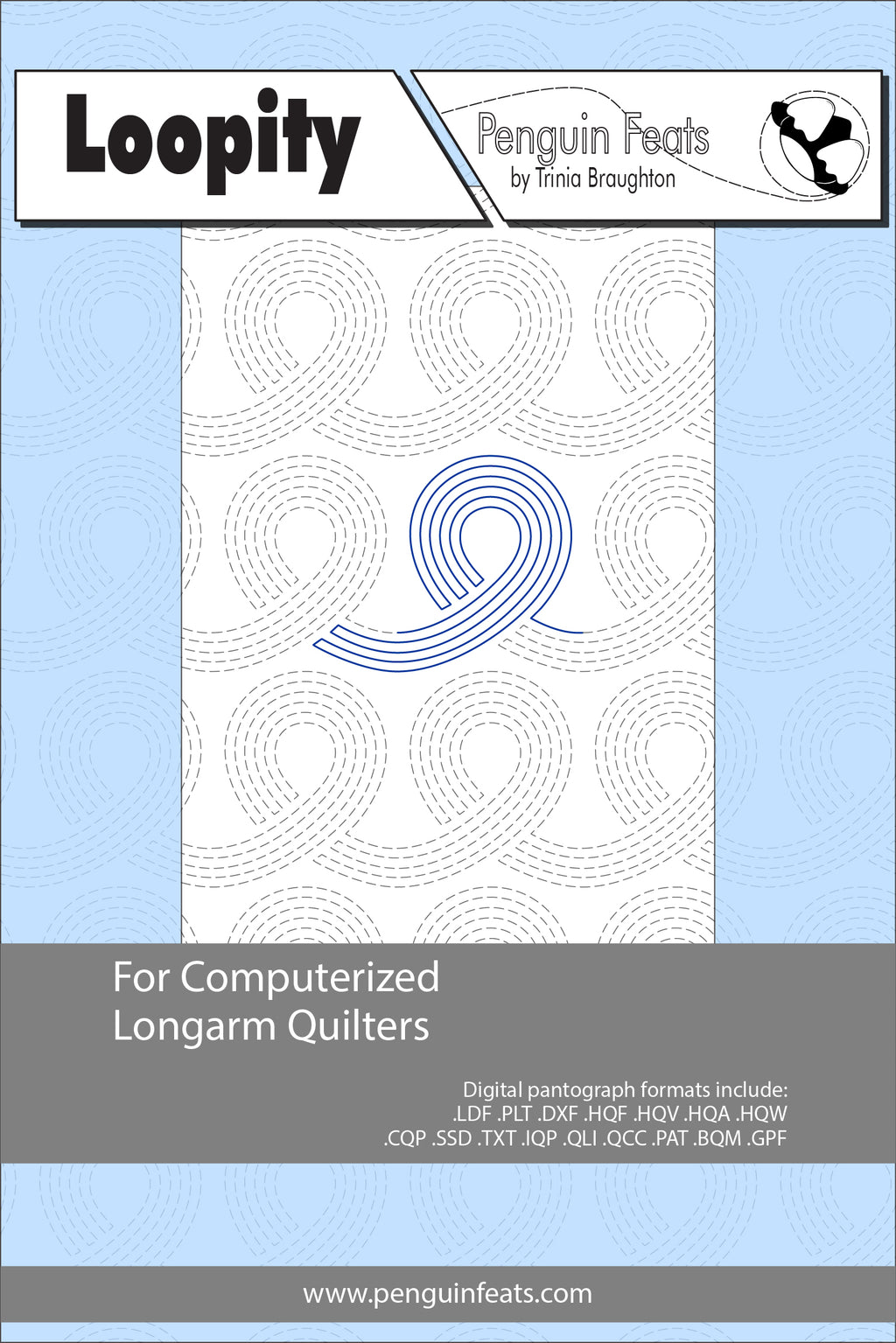 Loopity Digital Quilting Design