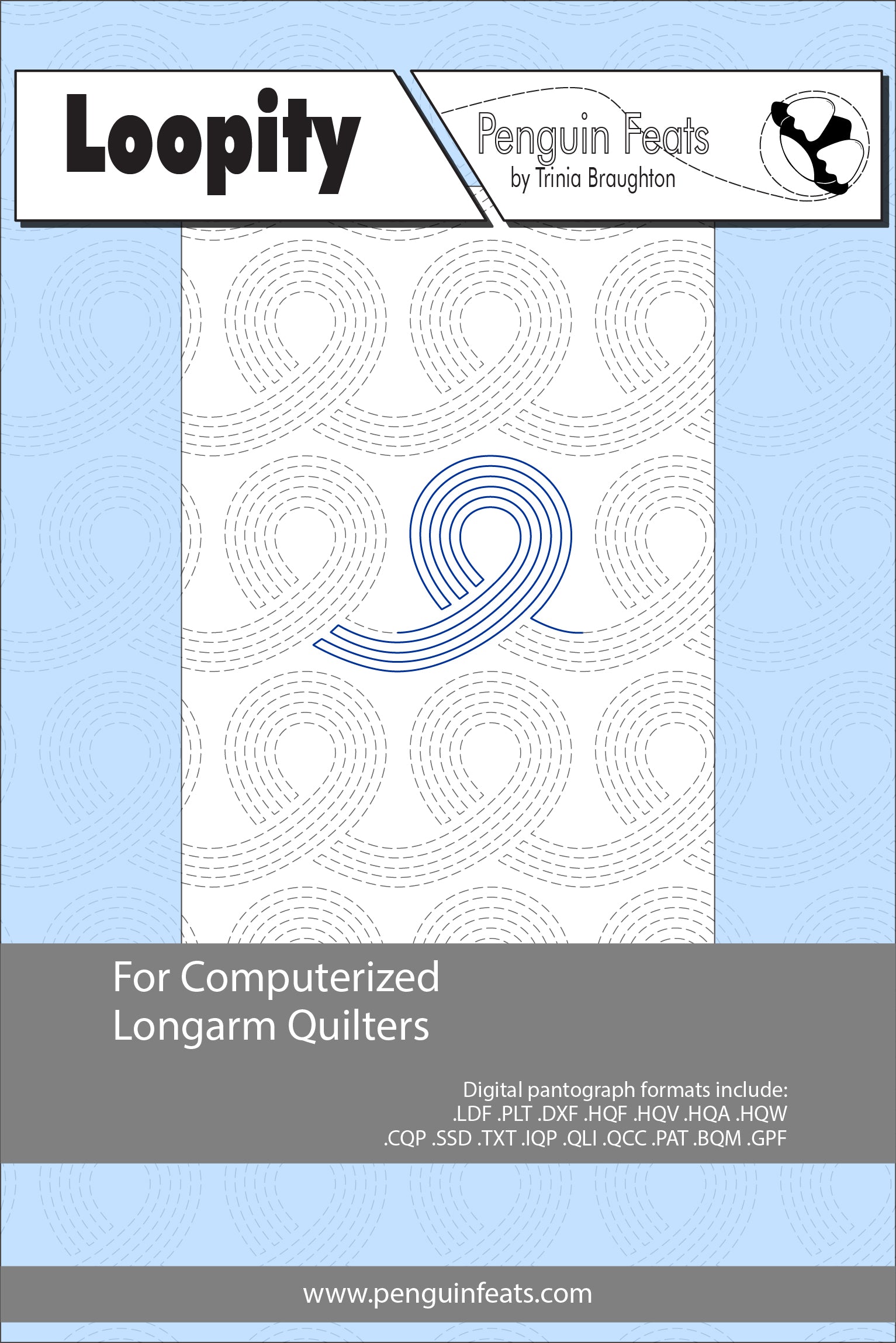Loopity Digital Quilting Design