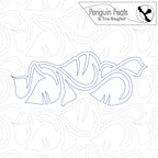 Outline of a leafy vine on a white background with 'Penguin Feats' branding.