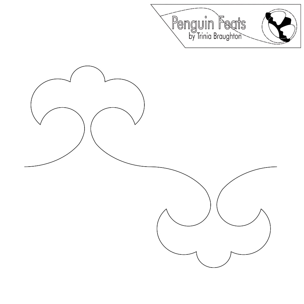Outline of a cloud with 'Penguin Feats' logo at the top