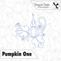 Outline of a pumpkin with 'Penguin Feats' branding on a white background.
