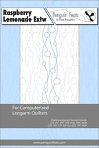 Pattern design for computerized longarm quilters with a blue and gray design on a light blue background.