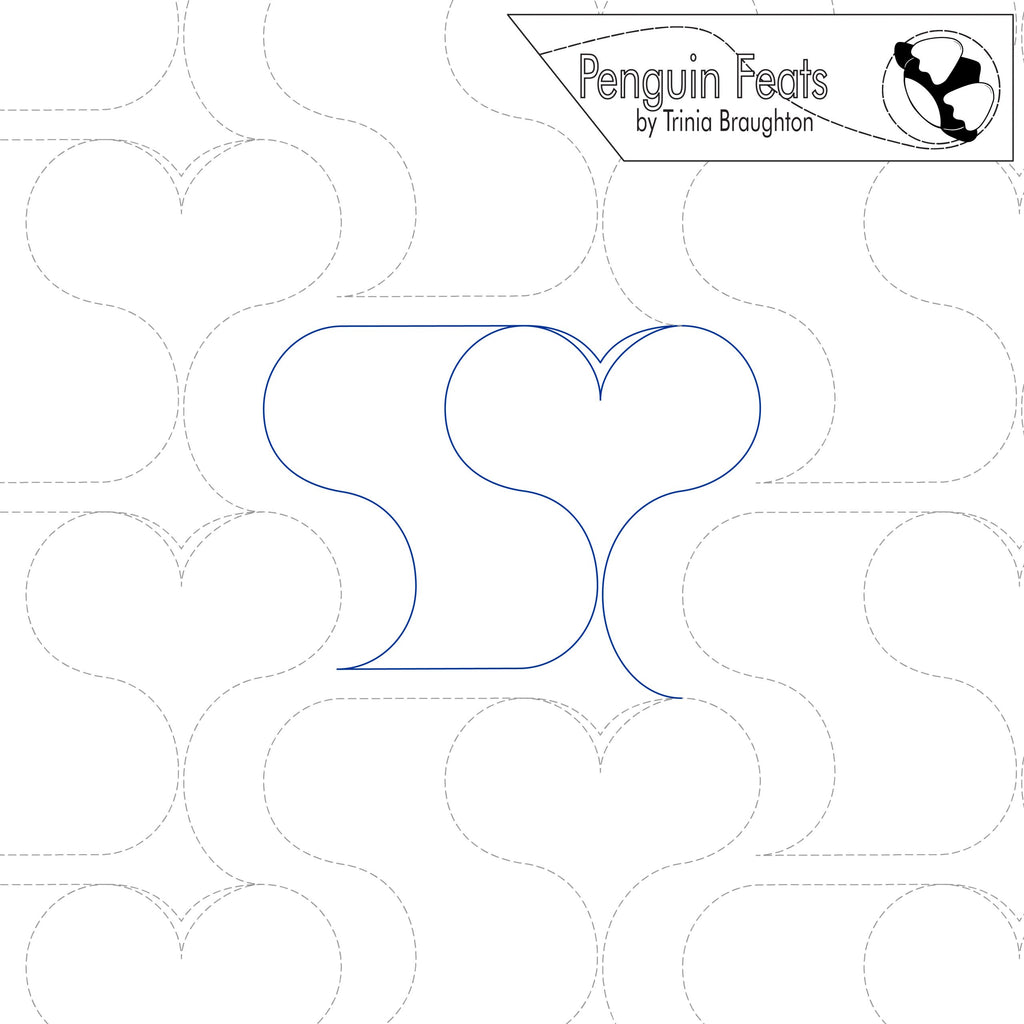 Outline of a penguin head with 'Penguin Feats' branding at the top.