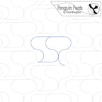 Outline of a tube shapes on a white background with 'Penguin Feats' branding.