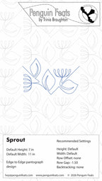 Sprout Digital Quilting Design
