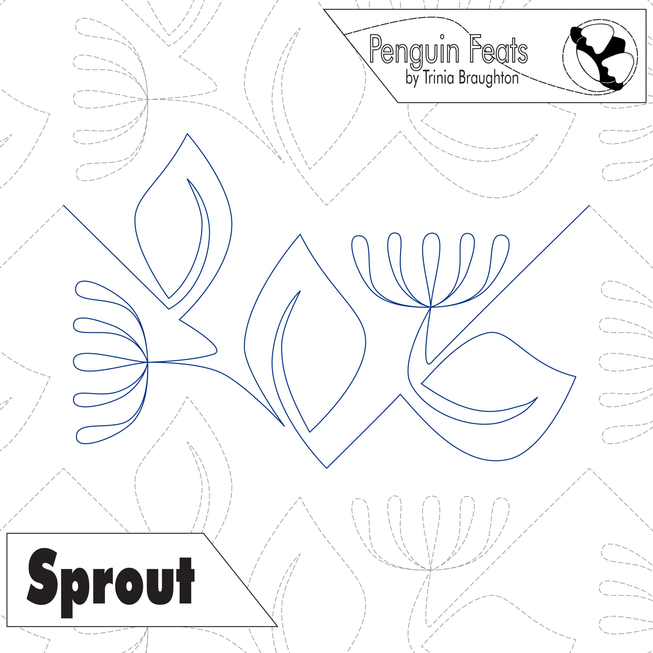 Sprout Digital Quilting Design
