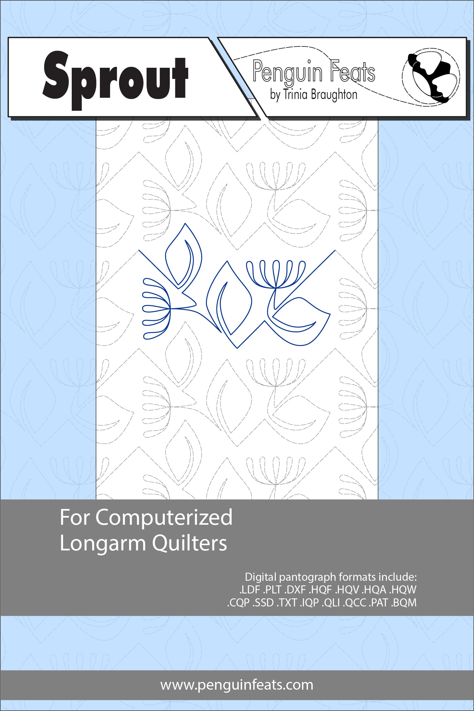 Sprout Digital Quilting Design
