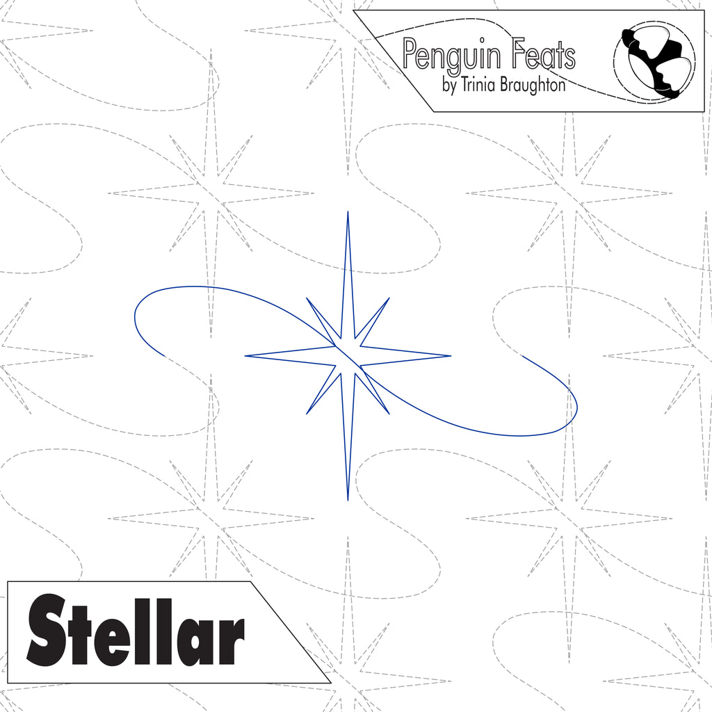 Stellar Digital Quilting Design