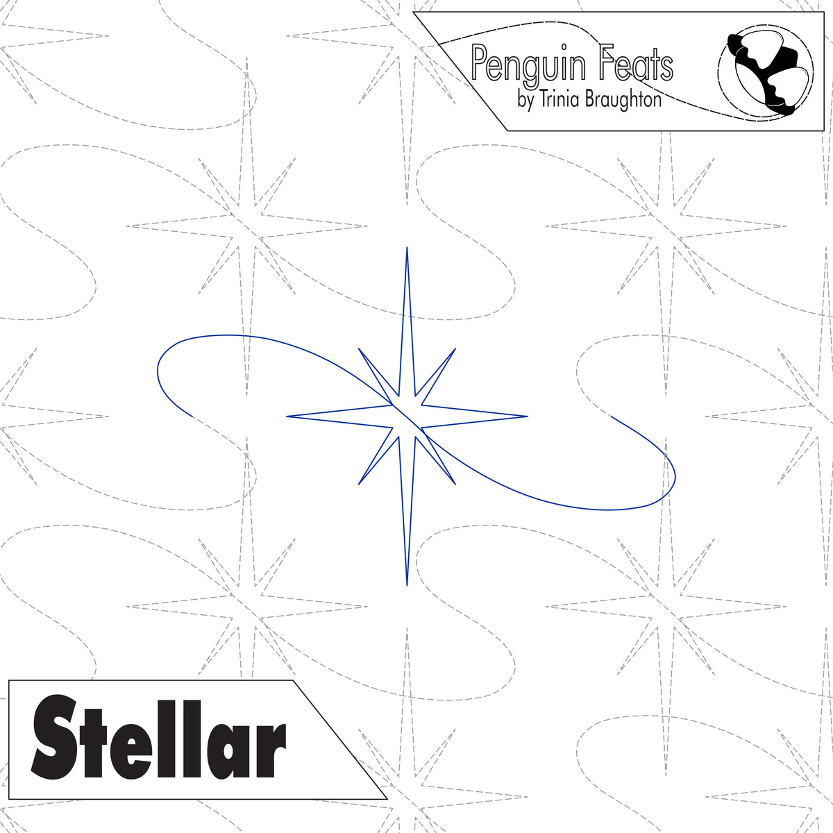 Stellar Digital Quilting Design