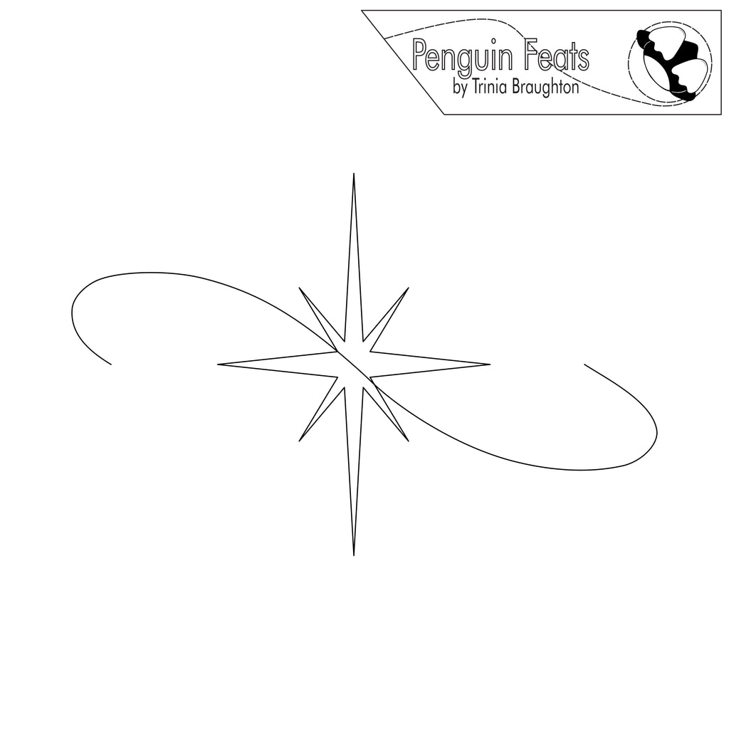 Stellar Digital Quilting Design