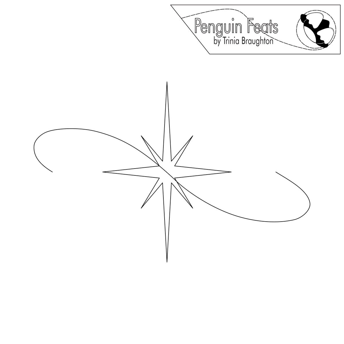 Stellar Digital Quilting Design