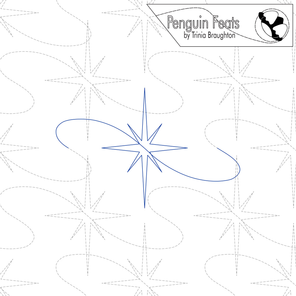Stellar Digital Quilting Design