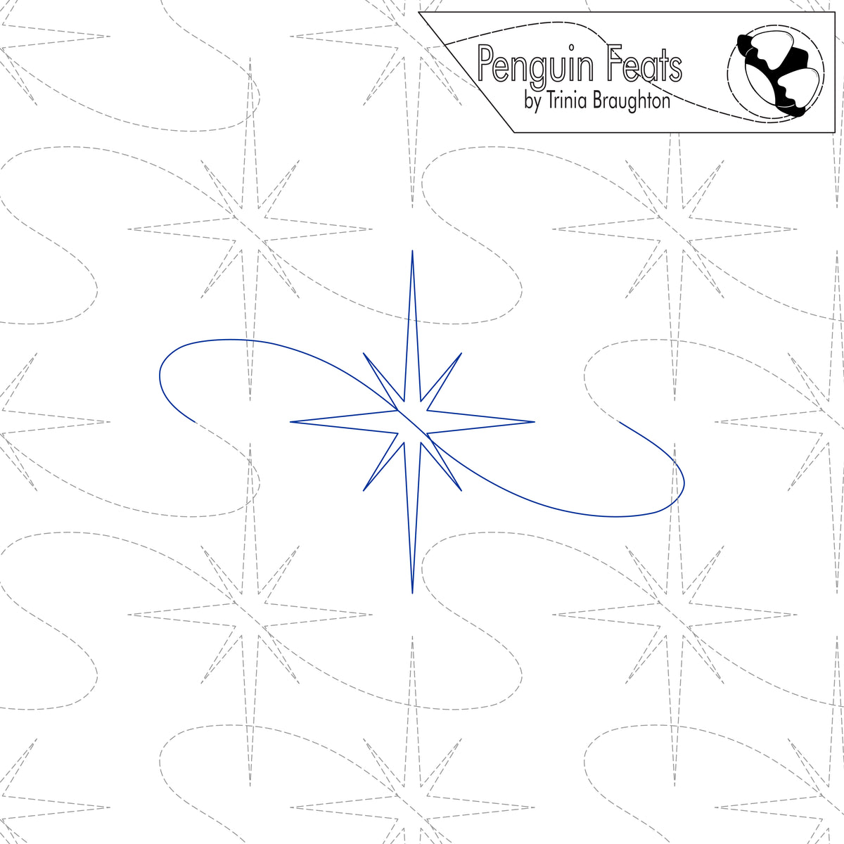 Stellar Digital Quilting Design