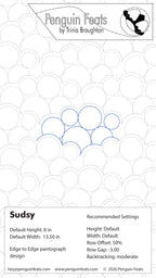 Sudsy Digital Quilting Design