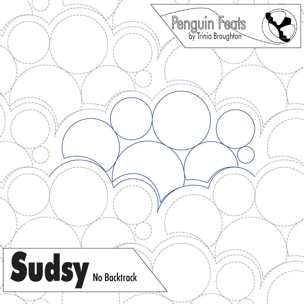 Sudsy Digital Quilting Design