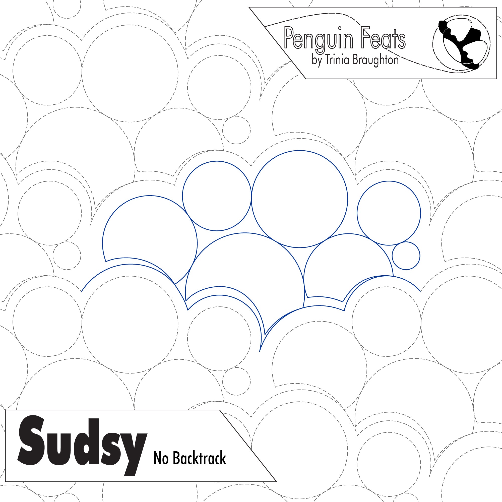 Sudsy Digital Quilting Design