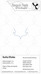 Penguin Feats pattern Clubs with settings and branding