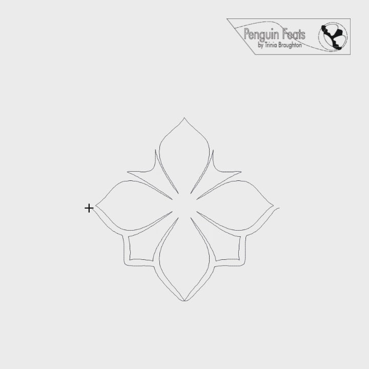 Petalink Digital Quilting Design