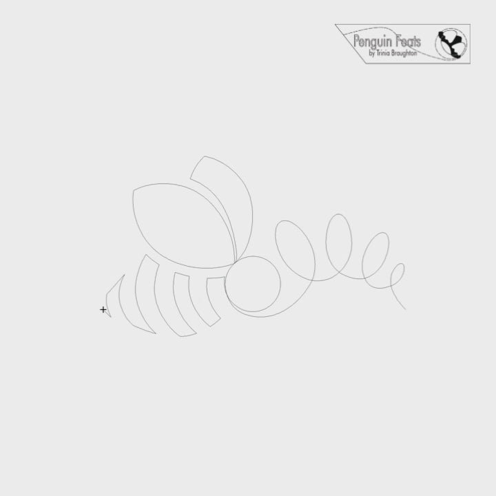 Bumble Digital Quilting Design