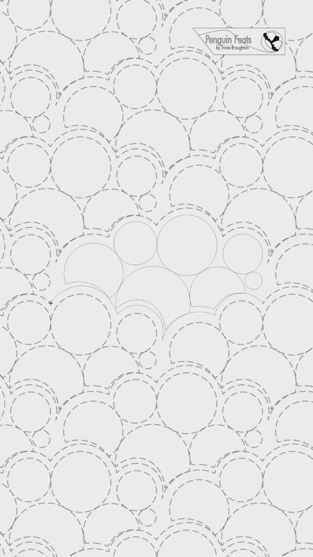 Sudsy Digital Quilting Design