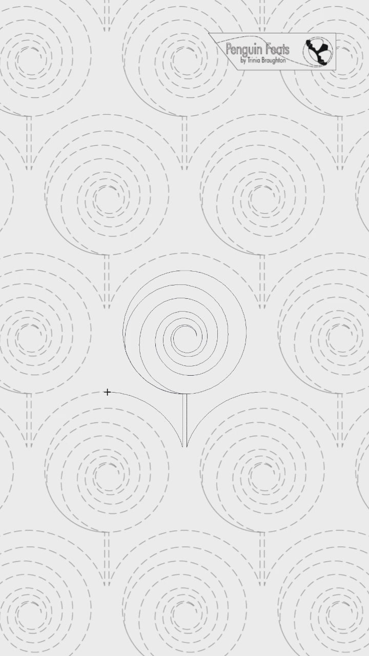 Lollies Digital Quilting Design