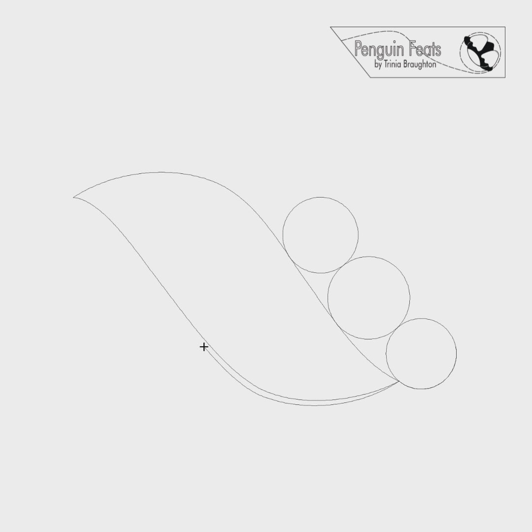 Bead Rope Digital Quilting Design