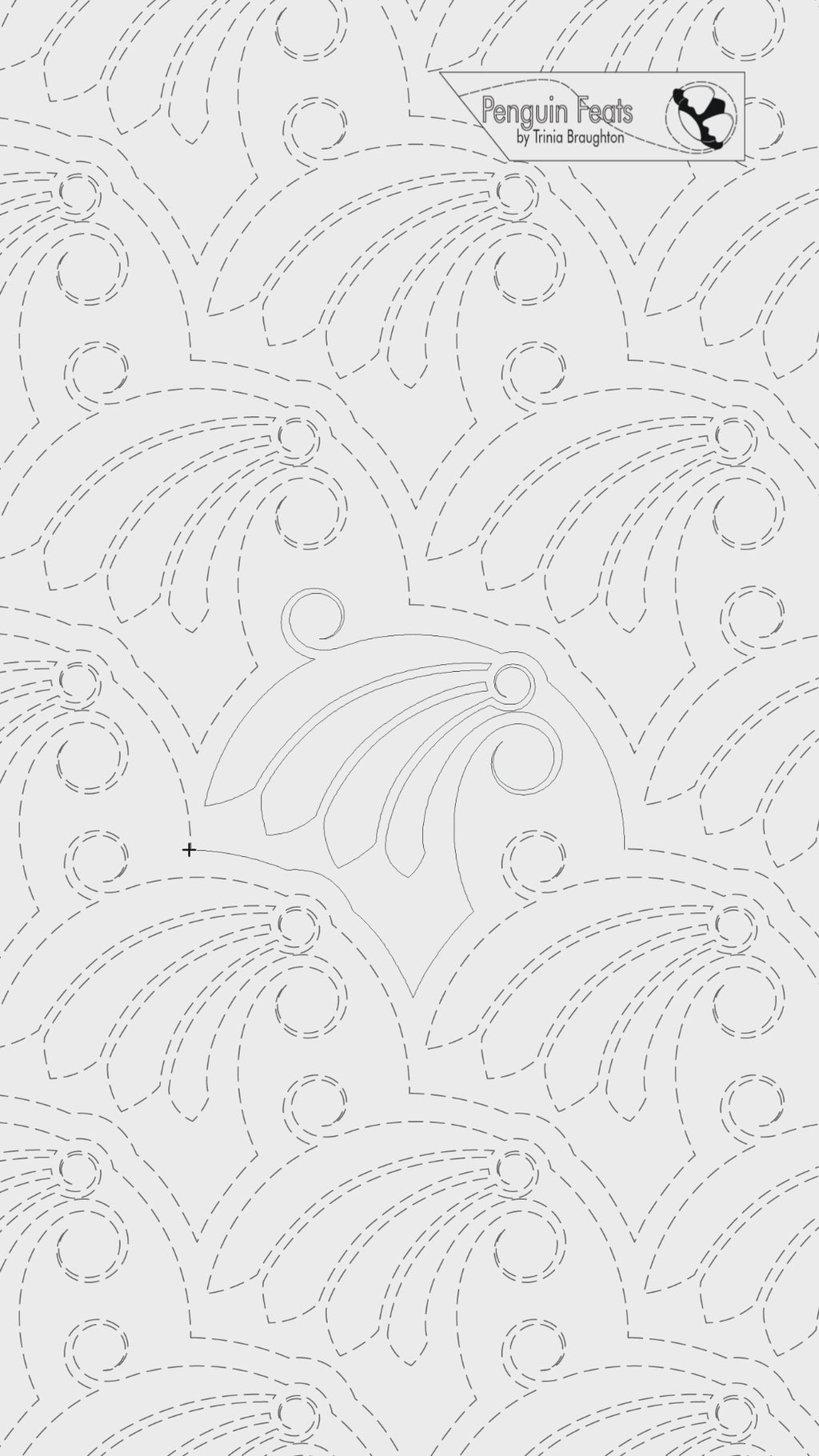 Fanfare Digital Quilting Design