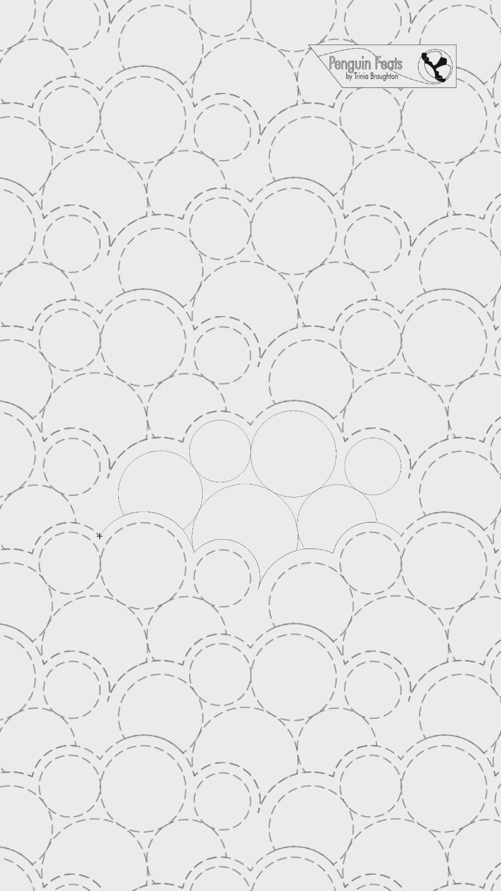 Sudsy Digital Quilting Design