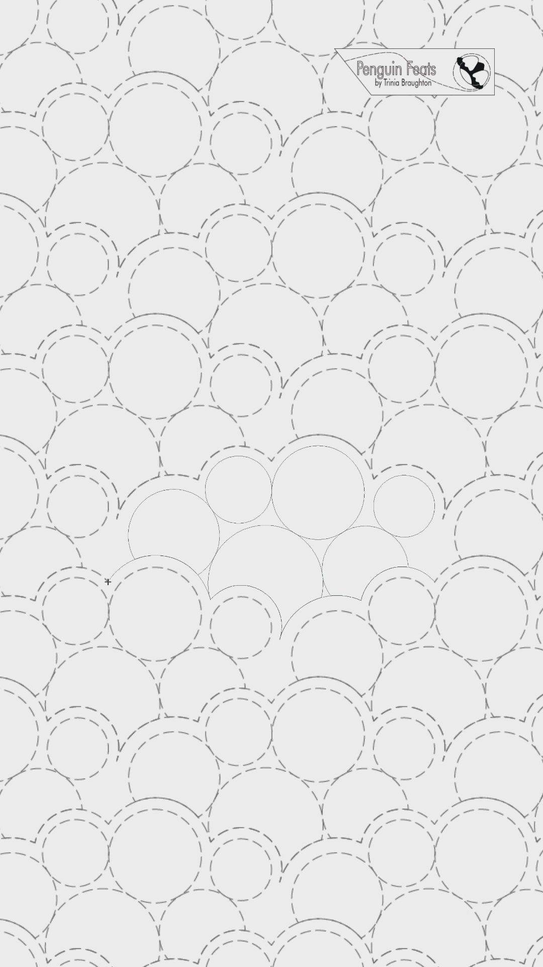 Sudsy Digital Quilting Design