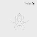 Wallflower Digital Quilting Design