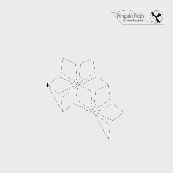 Snoflakes Digital Quilting Design