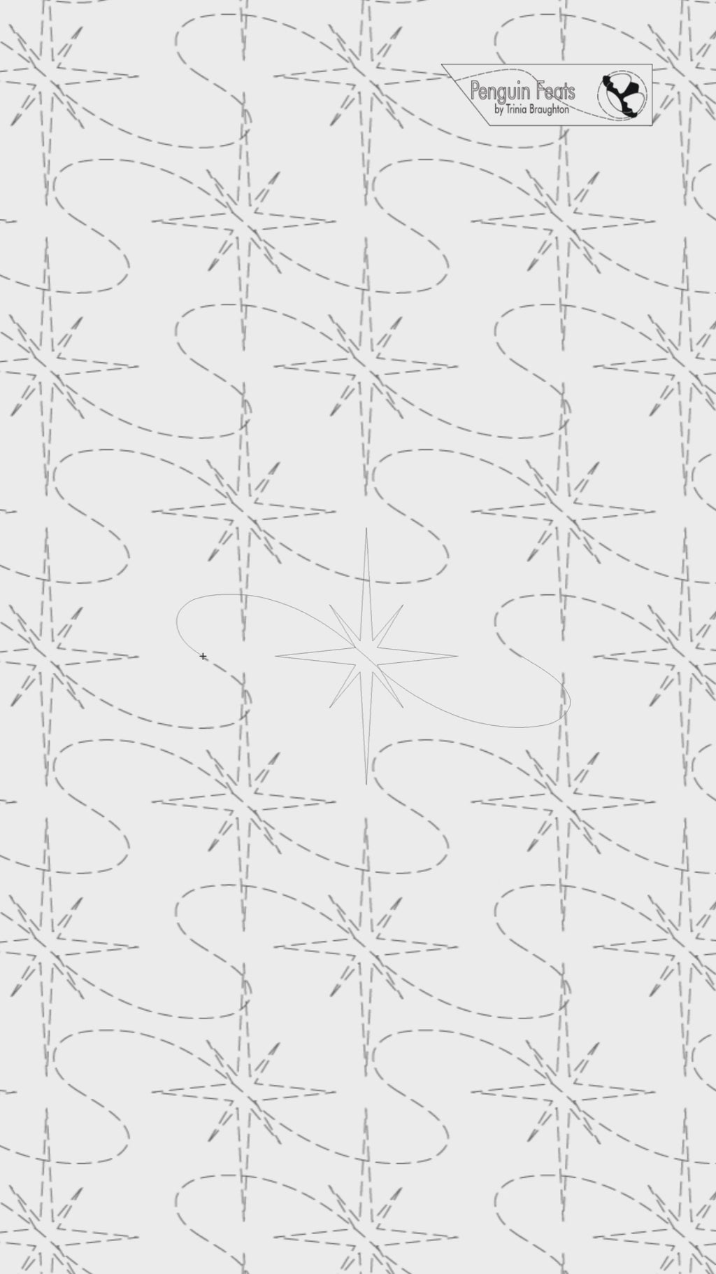 Stellar Digital Quilting Design